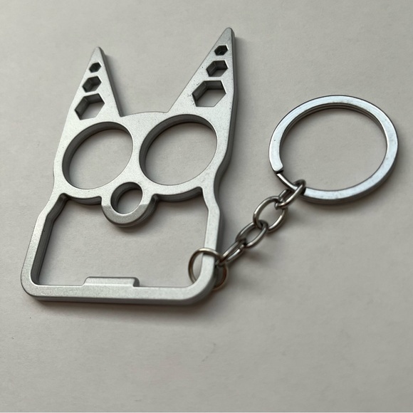 Cat Self Defense Keychain Metal - Picture 6 of 15